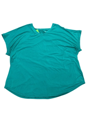 Top Ss Basic By Mondetta In Green, Size:Xxl