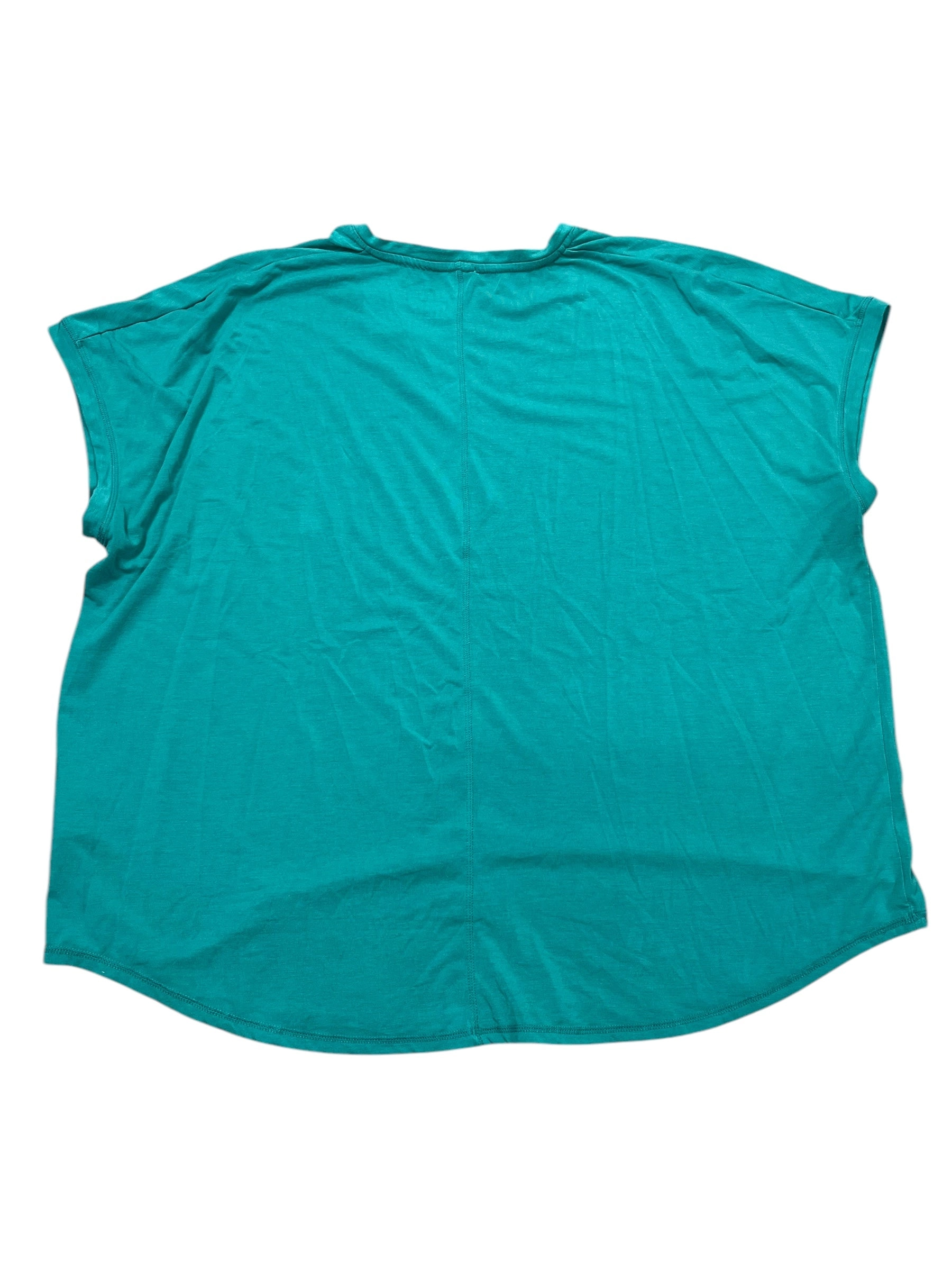 Top Ss Basic By Mondetta In Green, Size:Xxl