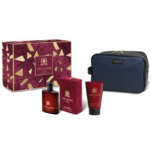 Trussardi Uomo The Red 100ml EDT 3 Piece Gift Set