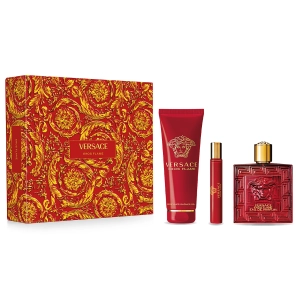 Versace Eros Flame by Versace 100ml EDP 3 Piece Gift Set