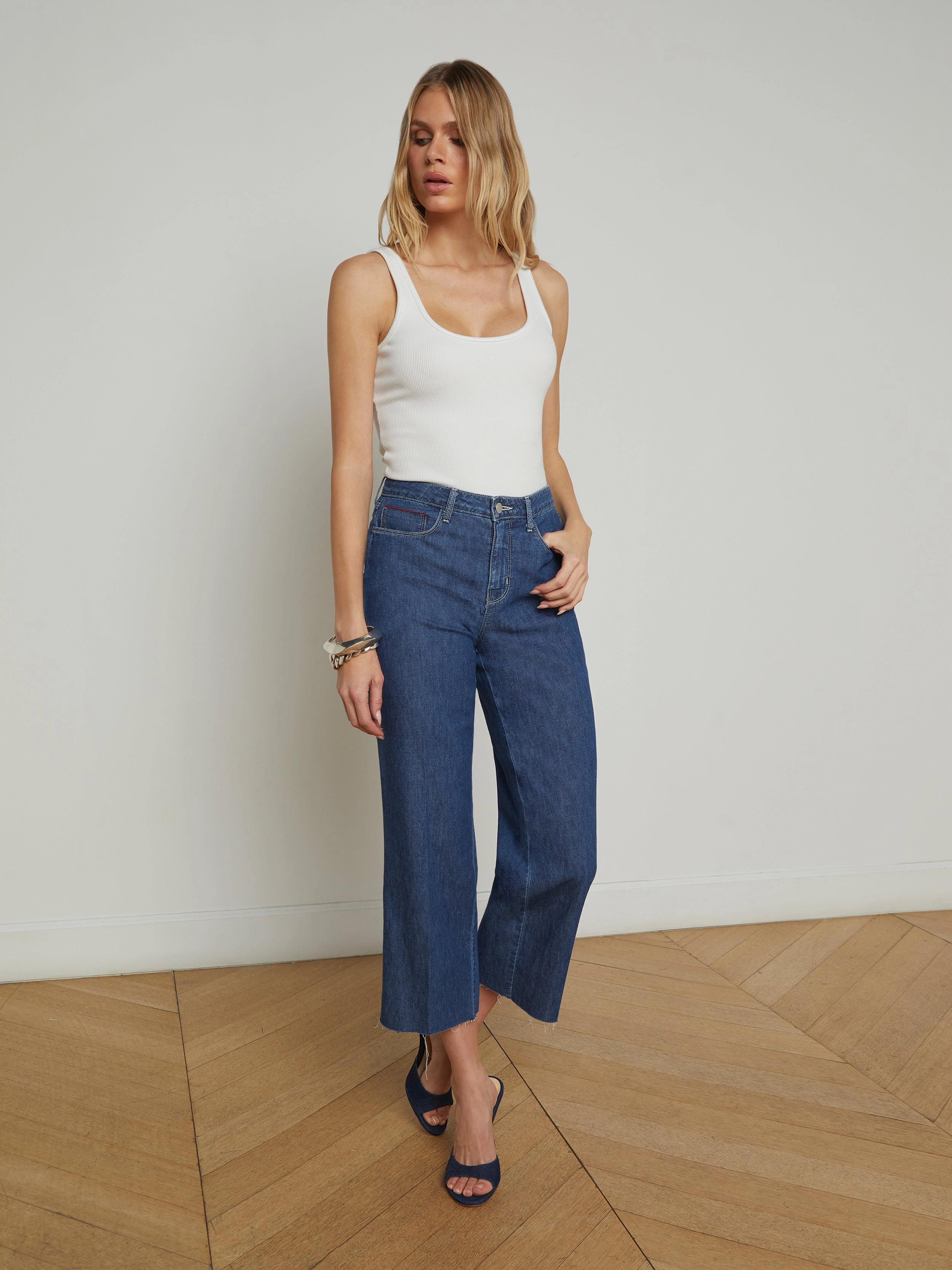 Wanda Cropped Wide-Leg Jean
