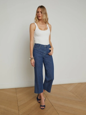 Wanda Cropped Wide-Leg Jean