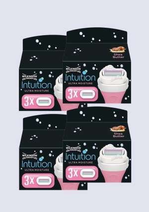 Wilkinson Sword Intuition Ultra Moisture Women's Razor Blade X12 Pack
